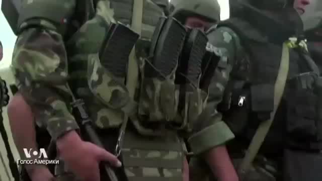 VOA 俄语新闻 · Russian-Ukrainian border at Yunakivka (Sumy Obla